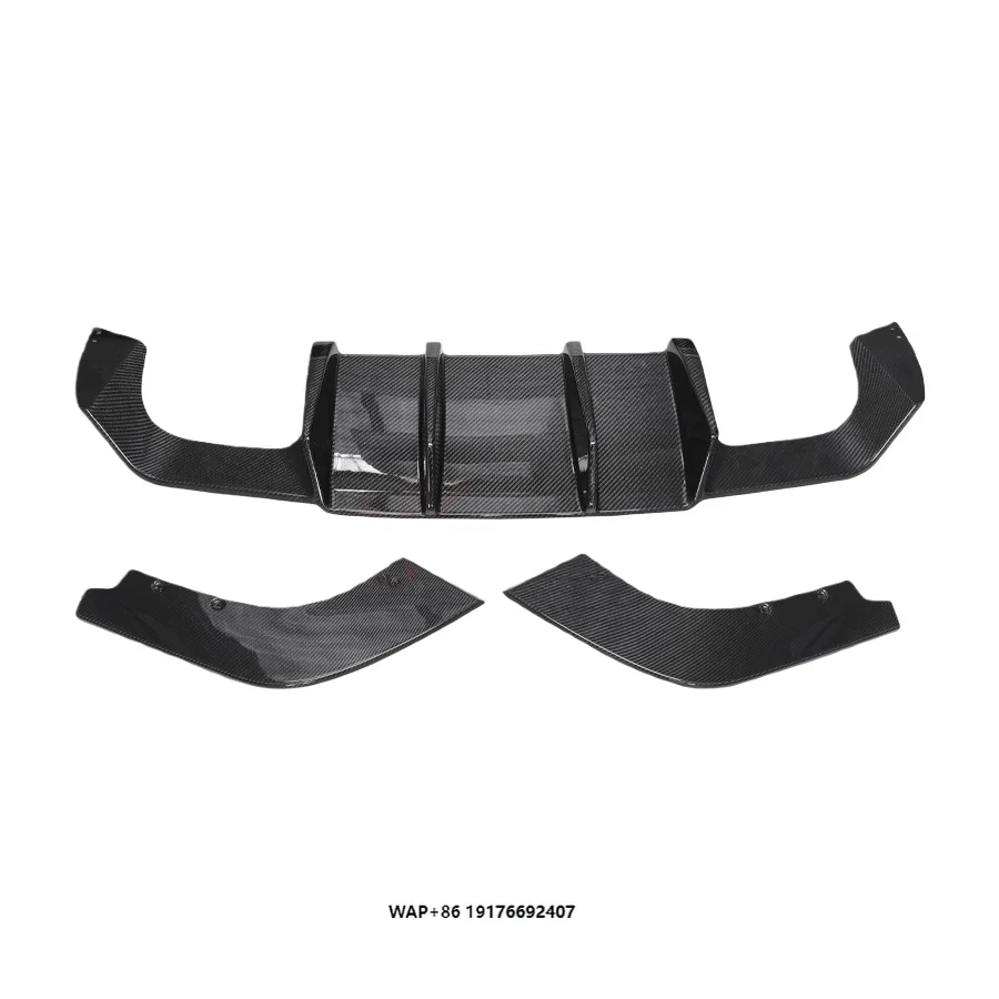Suitable for 2016-2020 forBMW 2 Series F87 M2 M2C Carbon Fiber Three-stage Carbon Fiber Rear Lip and Tail Lip