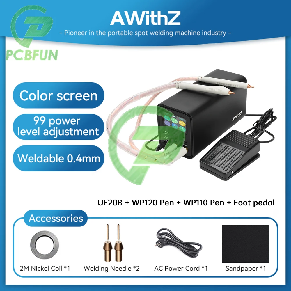 

AWithZ UF20A 18650 Battery Spot Welding Machine Energy Storage Super Farad Capacitor Welding Machine