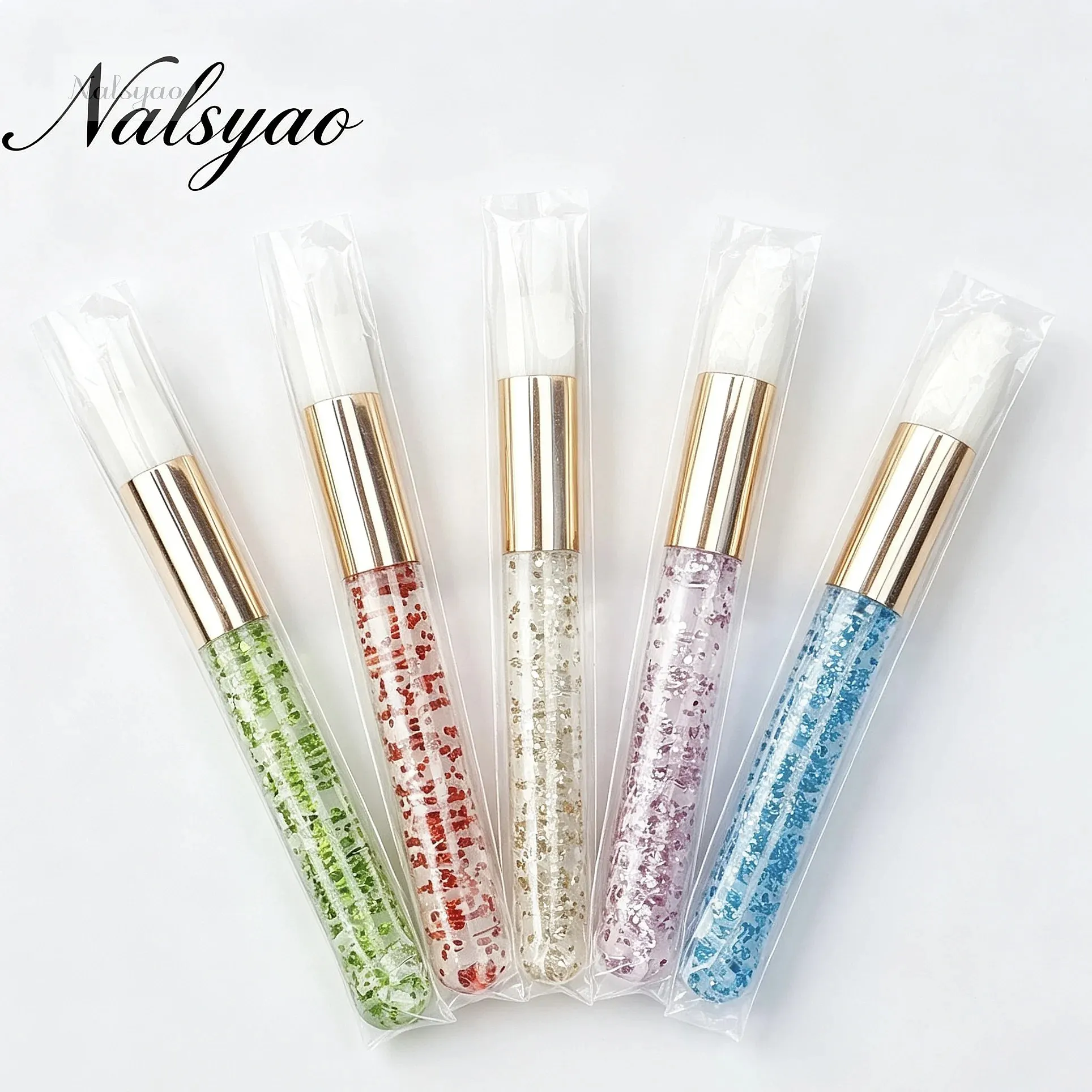 20 Pcs Crystal Eyelash Cleaning Brush, Lashes Shampoo Brush Peel Off Blackhead Remover Makeup Tools Eyelash Extension Supplies