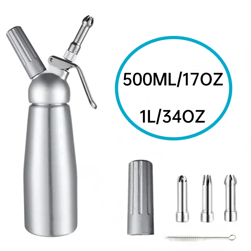 

Whipped Cream Dispenser Cream Whippers Cream Foam Gun Siphon Squeeze Bottle Dessert Tool Kitchen Accessories