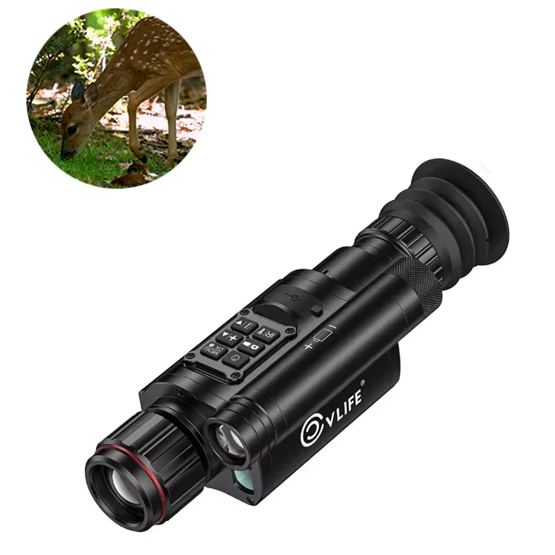 

Smart Night Vision Scope with Ballistic Calculator Rangefinder Day/Night Scopes with 1080P Video Record and Wi-Fi