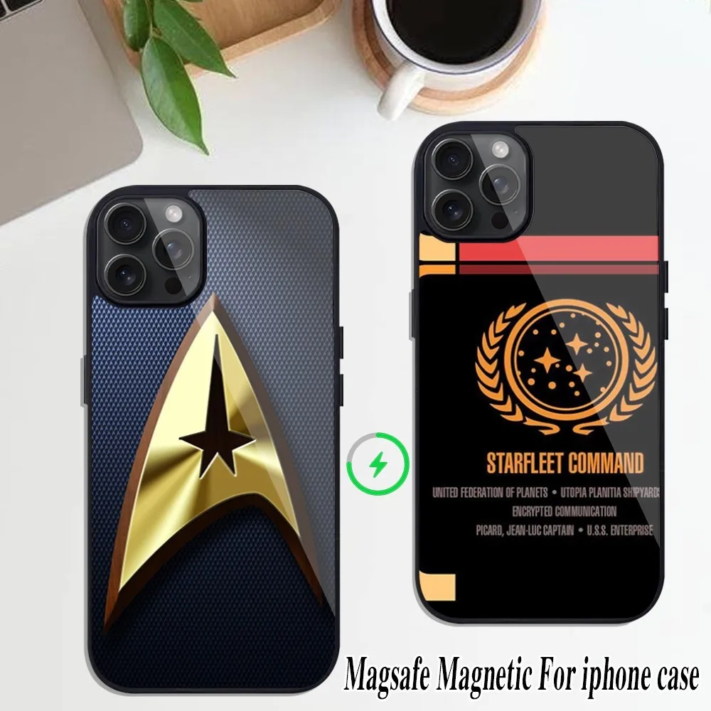 Star MovieT-Trek Cushion Phone Case iPhone Magesafe Magnetic 15 Pro 11 Mini 12 13 14 Max Plus Shell