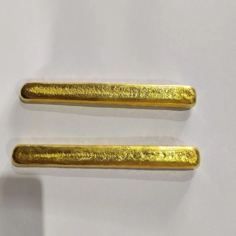 Golden brass bars can be melted molded, their color does not change after being heated and cooled. They are gold ra