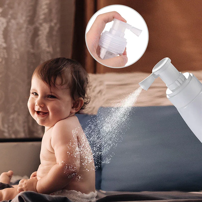 Botella atomizadora de polvo de 140ml, contenedor pulverizador de viaje, botella pulverizadora de talco en polvo, dispensador de polvo para bebé, contenedor desmontable