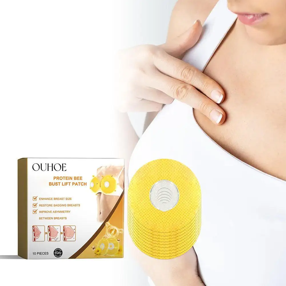 

10pcs Breast Enlargement Plaster Frming Enhancement Breast Enlarge Big Bust Enlarging Bigger Chest Massage Patches