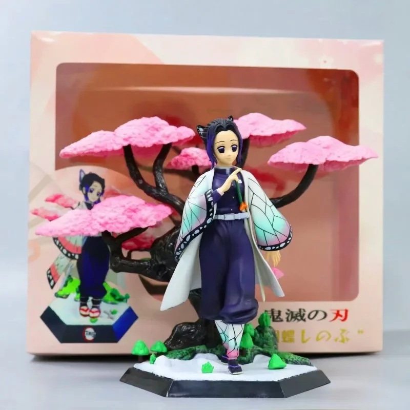 

Demon Slayer Anime Figure Kochou Shinobu Pendant Action Figures toy model Statue Collection Desktop decoration kid birthday Gift