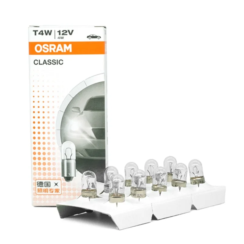 OSRAM T4 3893 HALOGEN LAMP 12V T4W INTERIOR BULBS AUTOMOTIVE LIGHTING SYSTEM