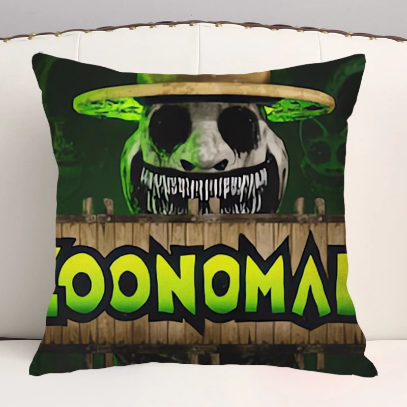 Zoonomaly Pillowcases Cartoon Anime Figures Single-sided Cushion Covers Pillowslips Decorative Cushions Sofa Ornaments Gifts