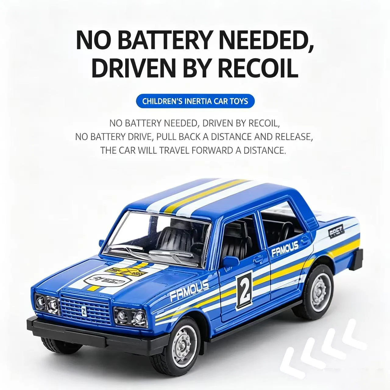 1:32 Scale Cast Simulation Alloy Toy Car Door Can Be Opened Pullback Drive Collectible Model Vehicle Toy for Kids view 4