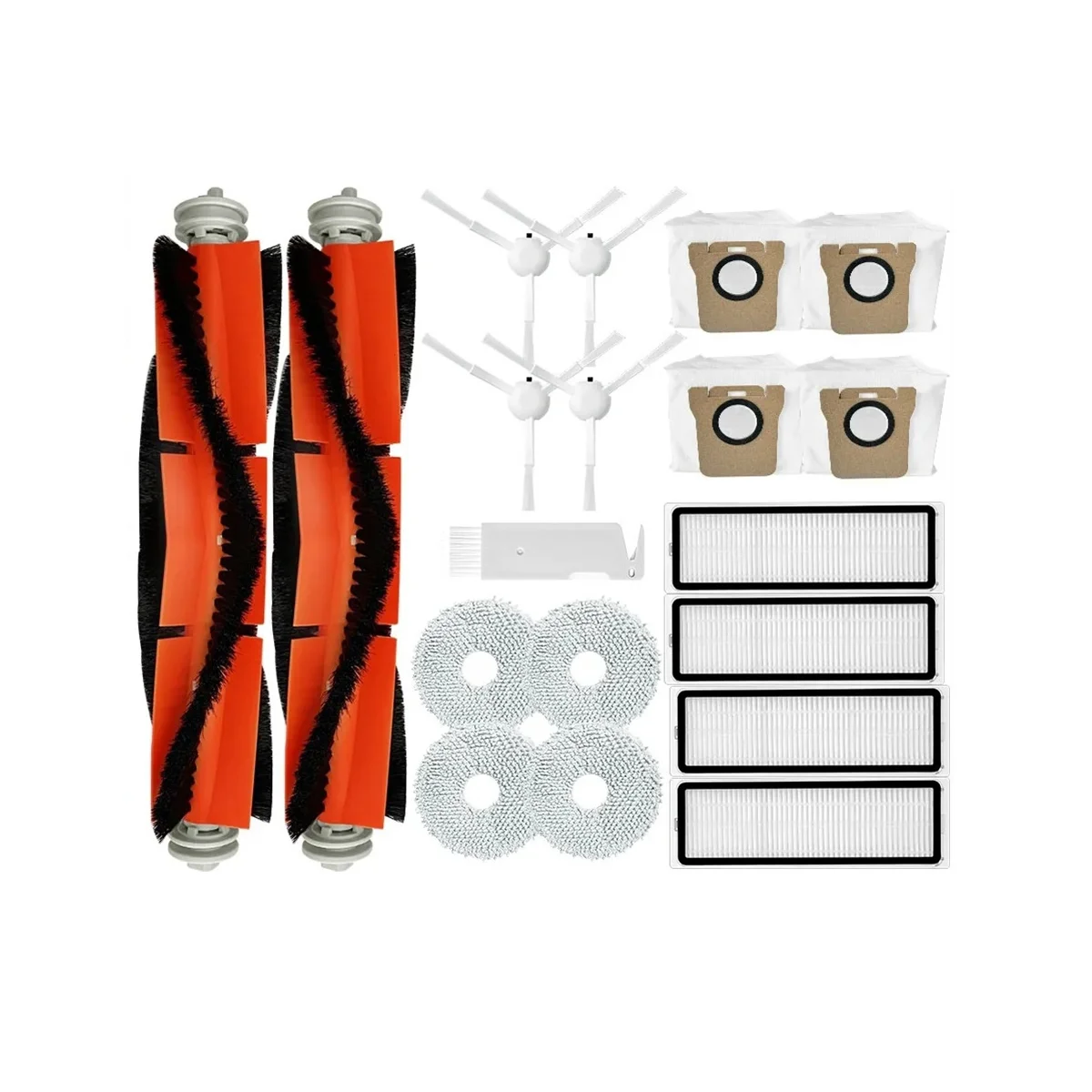 ل Bot L10 الترا جهاز آلي لتنظيف الأتربة قطع غيار فرشاة جانبية رئيسية فلتر Hepa كيس لجميع الغبار ممسحة خرقة القماش