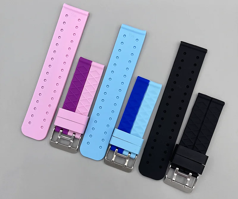 20mm Kinder Smart Sport Uhr Band Silikon Armband Einstellbare Armbanduhr Ersatz Strap Wasserdichte Kinder Uhrenarmbänder – Detail 4