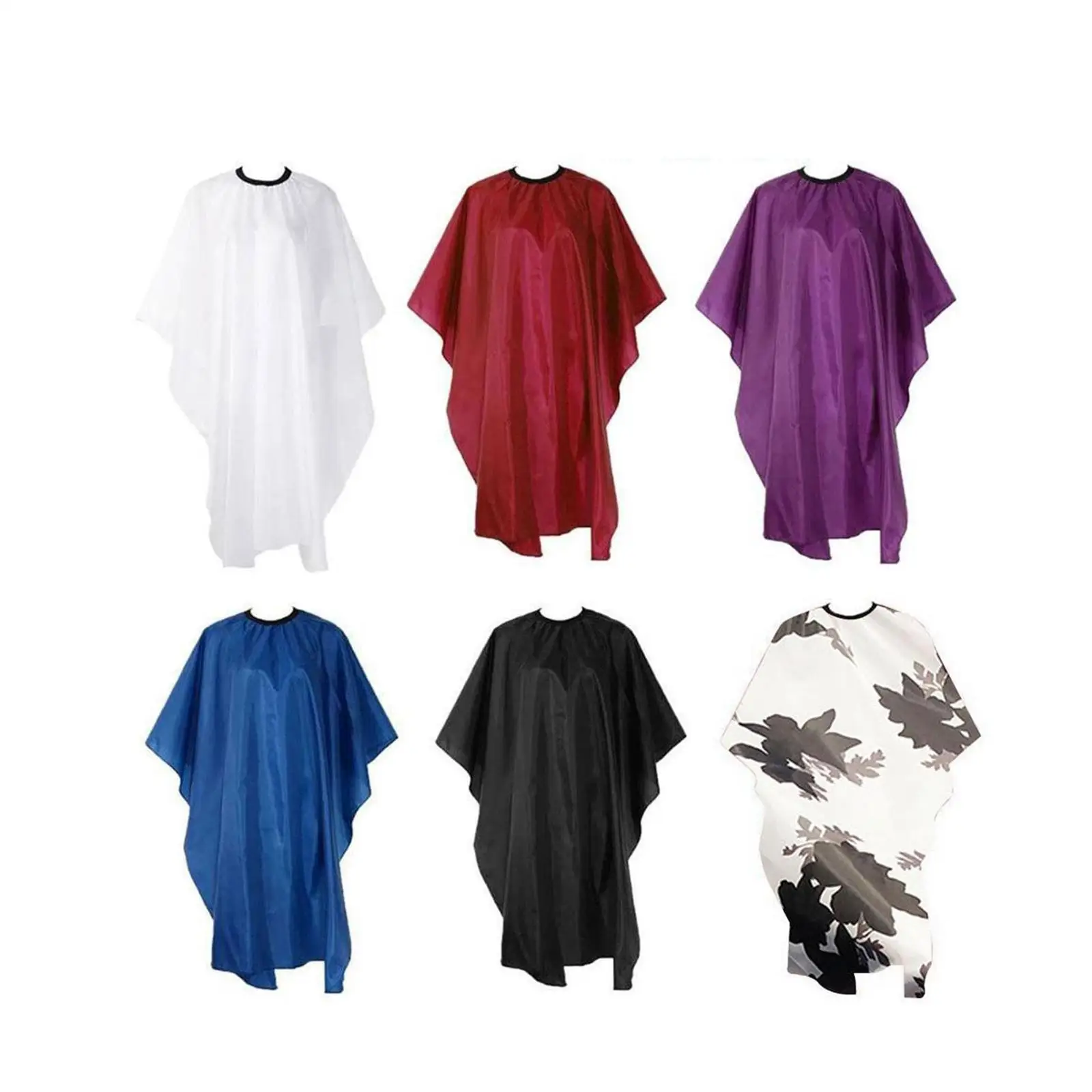 1PC Random Color Waterproof Salon Hair Cutting Cape Barber Hairdressing Haircut Cloak Apron Shaving Cloth 90*60cm