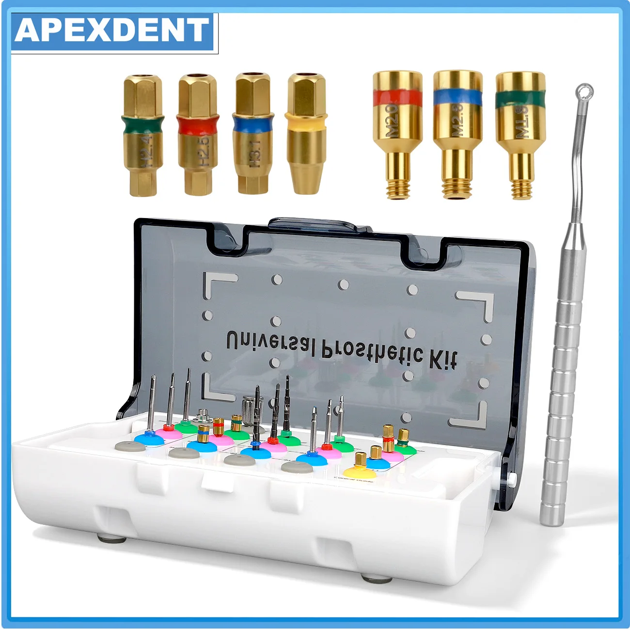 Dental Broken Screw Remover Kit Implant Surgical Remover Dill Driver Internal Perfect Guide Dentistry Restoration Instruments