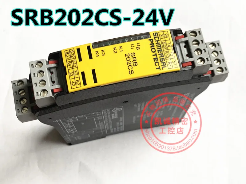 Original Schmersal SCHMERSAL Safety Relay SRB 202CS-24V Genuine In Stock