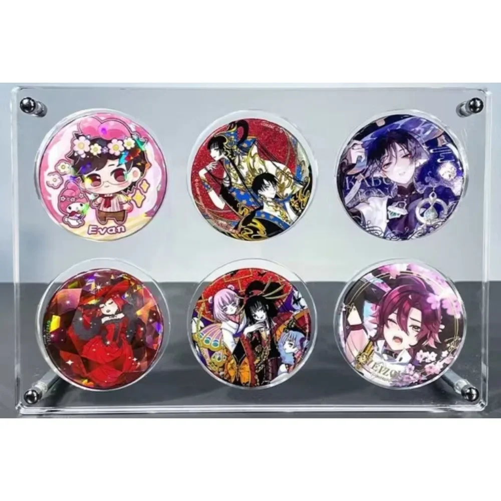 Acrylic Badge Porous Transparent Showing Stand Storage Box Goods Acrylic Display Stand Showing Stand Set Badge Not Included