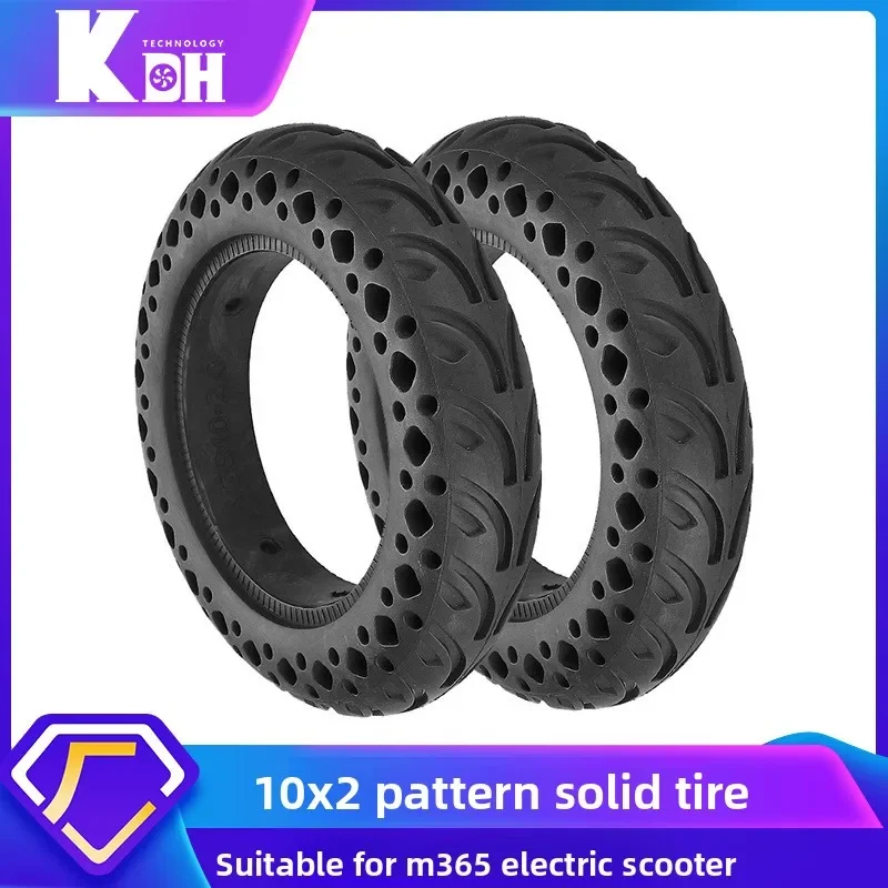 

Suitable for M365 Electric Scooter 10-inch Honeycomb Tire Air-free Shock-absorbing Honeycomb Solid Tire Accessories
