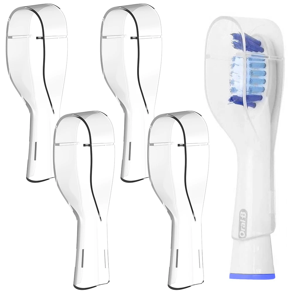 Toothbrush Heads Dustproof Covers for Oral B Long Dual-Head Electric Toothbrush, Protective Cover Cap for Oral B Long Brush Head