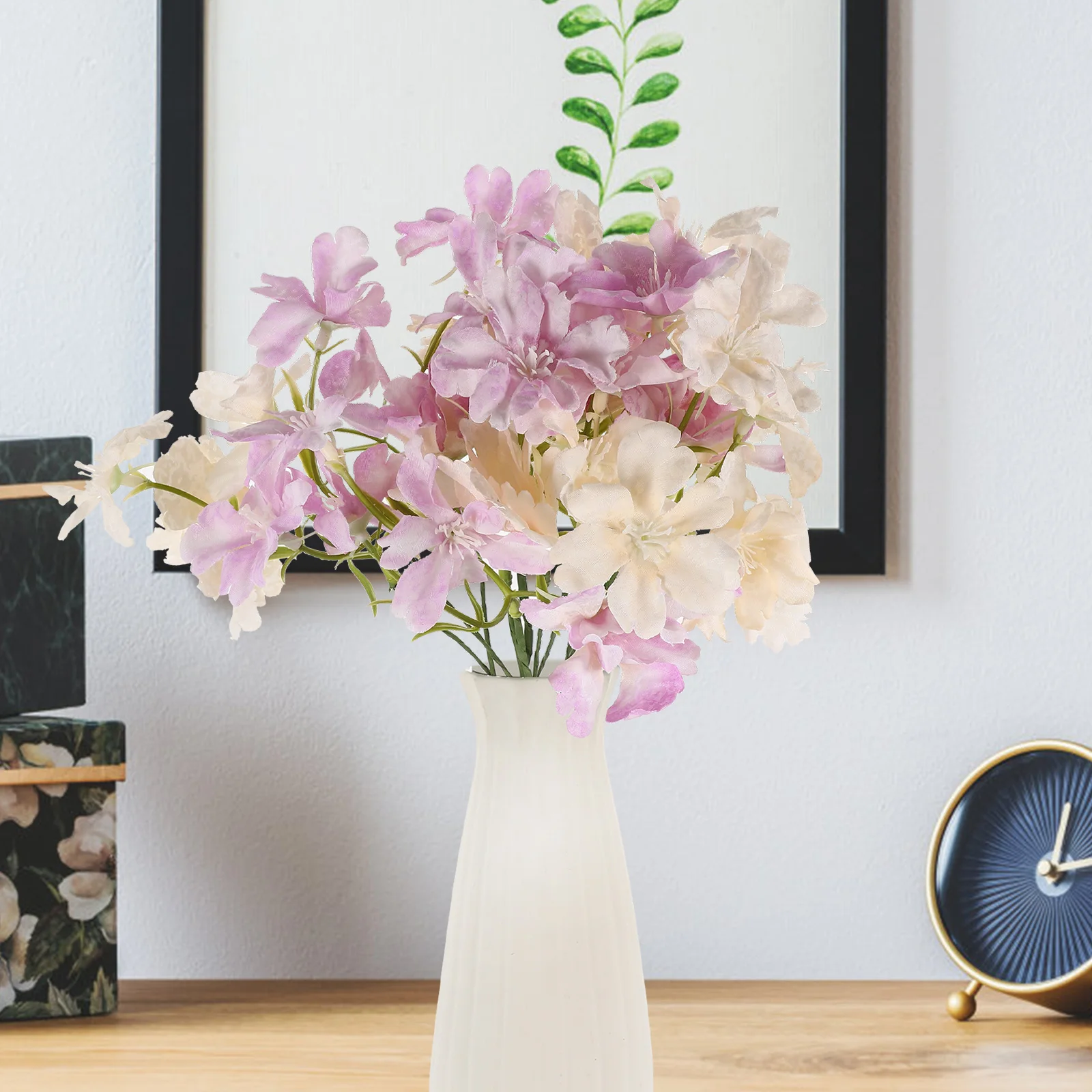 

10Pcs Artificial Flower Stems Faux Flowers for Home Decor Realistic Visual Effects Indoor Outdoor Decoration Flower Stems