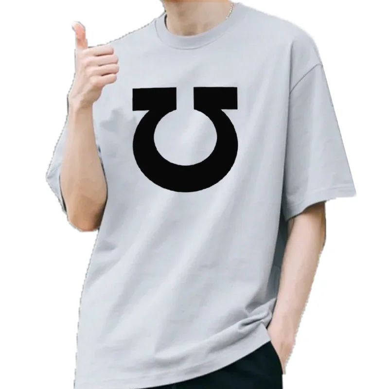 T-Shirt Ultra Noir pour Homme, Vêtement Surdimensionné, Dessin Animé