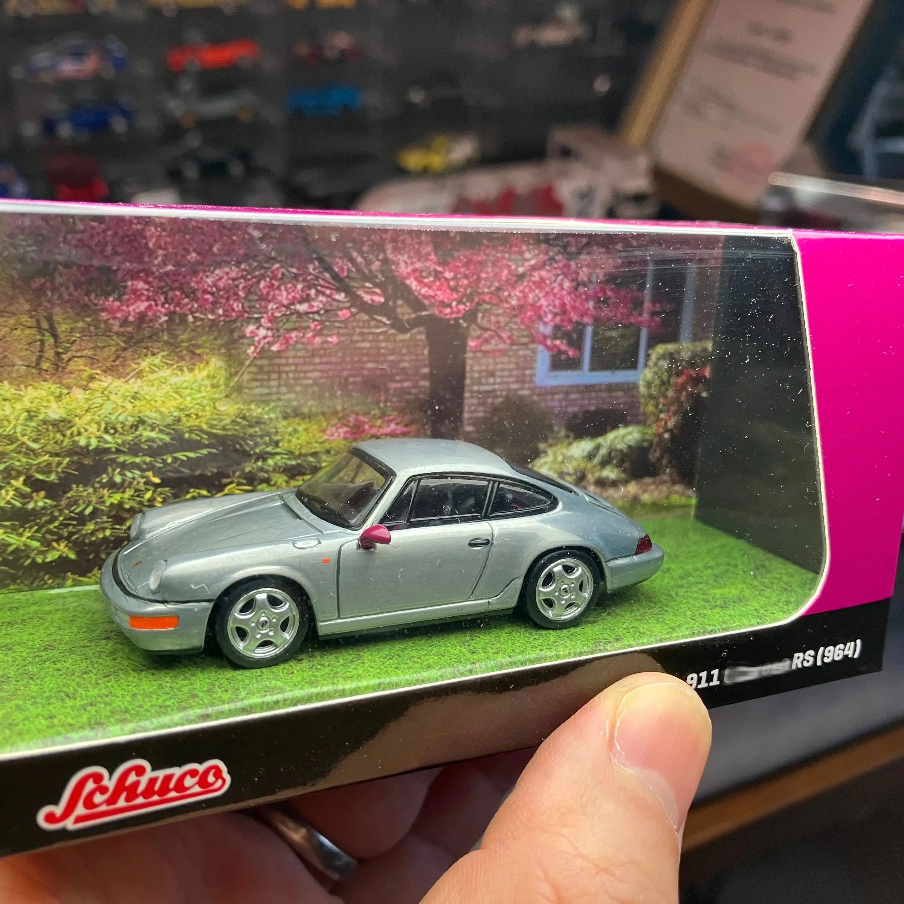Schuco 1/64 Chase Car 911 RS 964 Diecast Scale Model Car Alloy