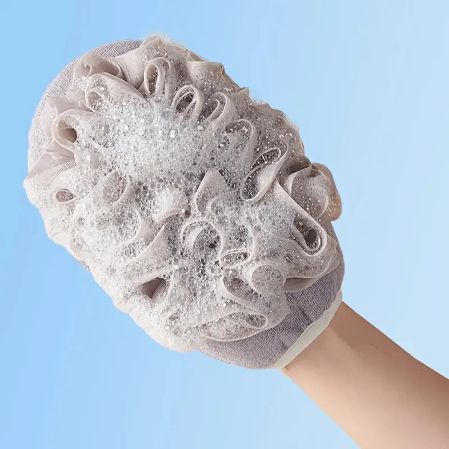 Двустороннее банное полотенце, 1 шт., быстрое пенящееся, банное полотенце 7,5 x 5,12 дюйма