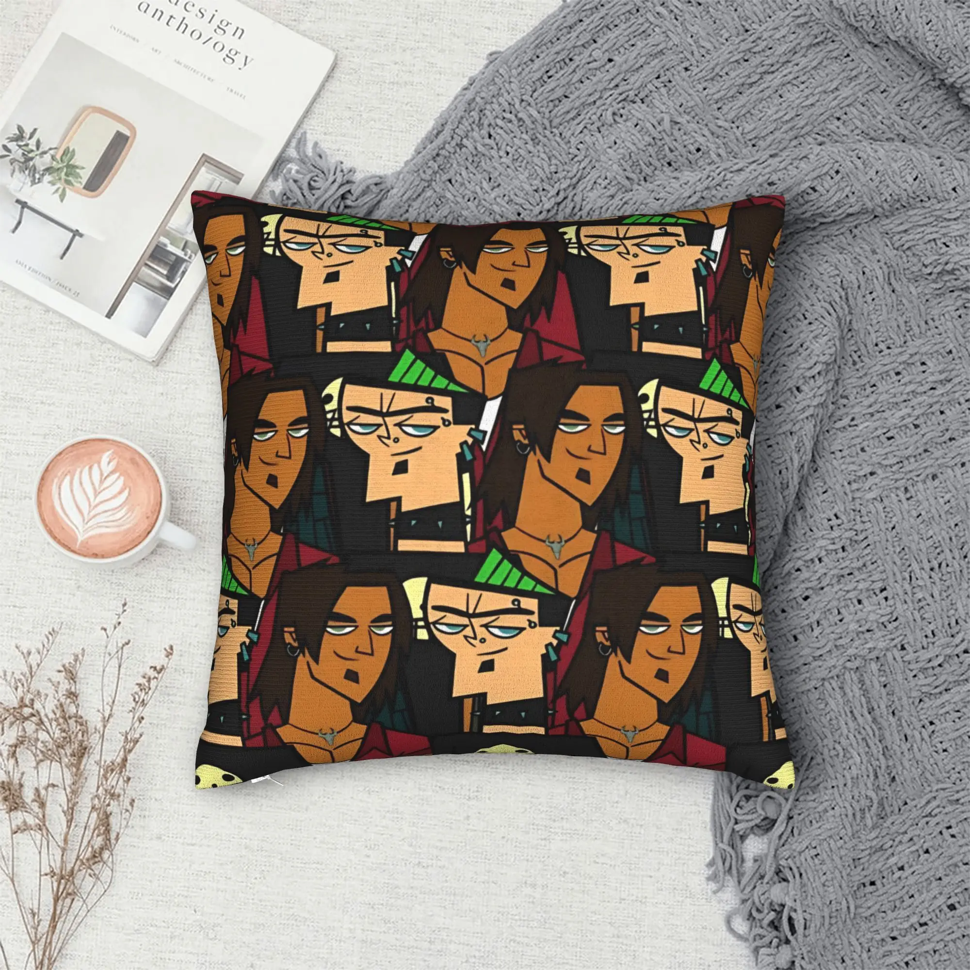 Pillow Cover Total Drama- DuncanAlejandro   Fashion Pillow Case For Wedding Party Home Decor Pillowcases