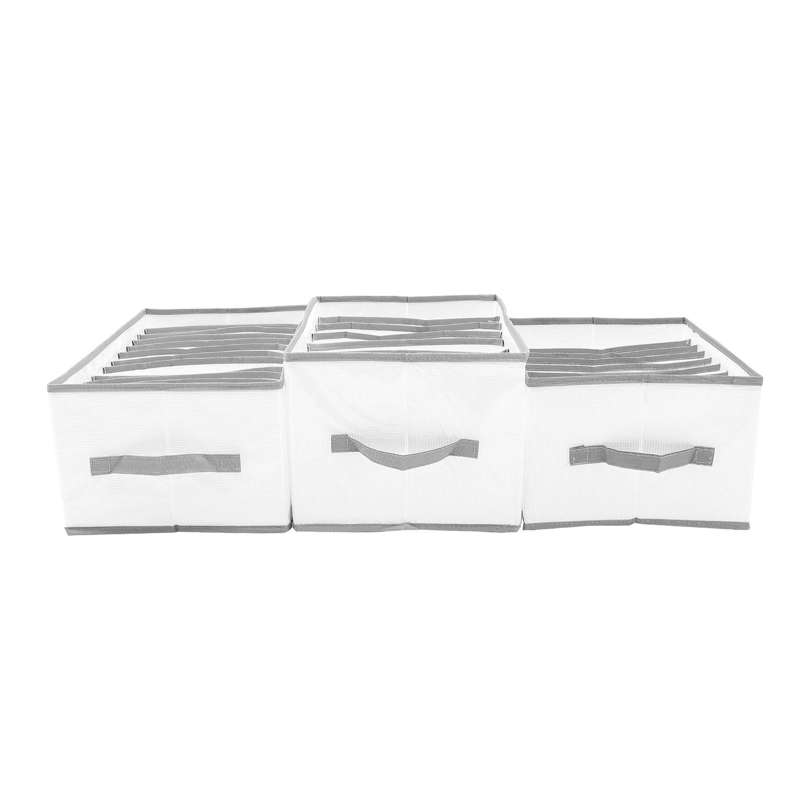 

3 Pcs Storage Boxes for Clothes Baby Foldable Compartment Dresser Organizer Sundry Basket Container Wardrobe Household
