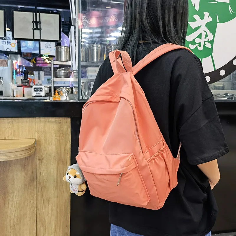 Mochila de lona antirrobo para mujer, bolso de hombro, mochila escolar para adolescentes y niñas