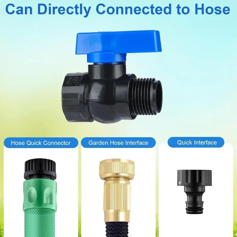 Wetterbeständiger Schlauchadapter mit Gewindeschlauchanschluss für Regenwassersammlung, Bewässerung und Gartenanwendungen D2RD – Detail 3