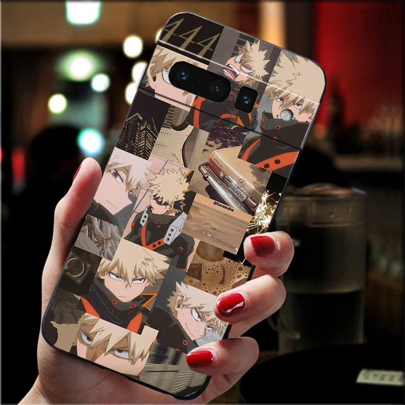 حافظة لهاتف جوجل بيكسل 10 9 برو XL 9A 8 7 6 برو بيكسل 8A 7A 6A بكسل 8 7 6 5 بطلي الأكاديمية الجمالية باكوغو