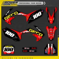 Powerzone-Kit de pegatinas gráficas para motocicleta, para Honda CRF450 CRF450R 2009 2010 2011 2012 CRF250 CRF250R 2010-2012 2013
