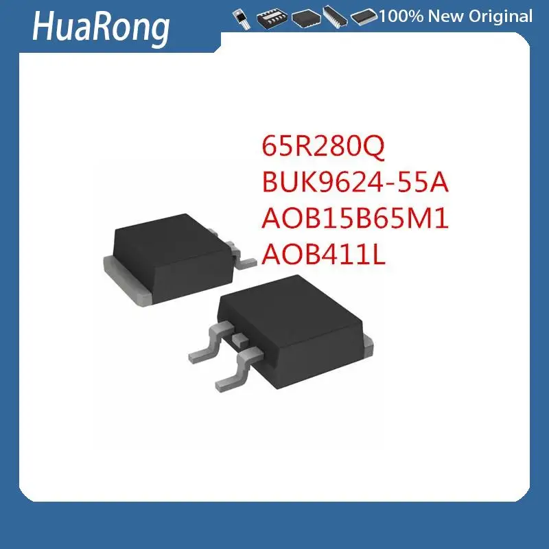 20PCS/LOT     65R280Q     BUK9624-55A    AOB15B65M1    AOB411L    60V 78A    TO-263-2