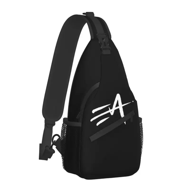 Casual Eva Queen Logo Sling Crossbody Backpack Men Shoulder Chest Bag for Travel Cycling