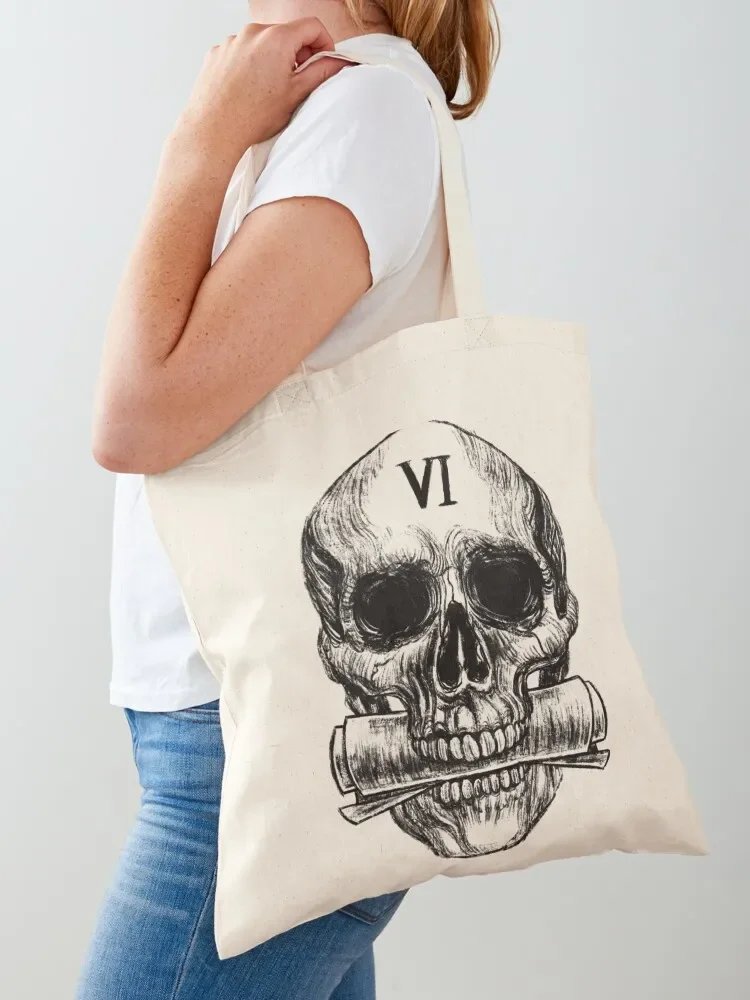 

Six for the Truth. Gideon The Ninth Tote Bag custom fabric bag reusable grocery bags hand bag Women's shopping