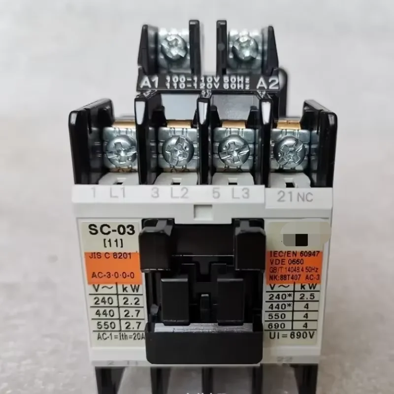 

1 шт. Новый контактор SC-03 110В переменного тока, оригинальный, в наличии, для промышленной автоматизации, специализированный для программирования ПЛК