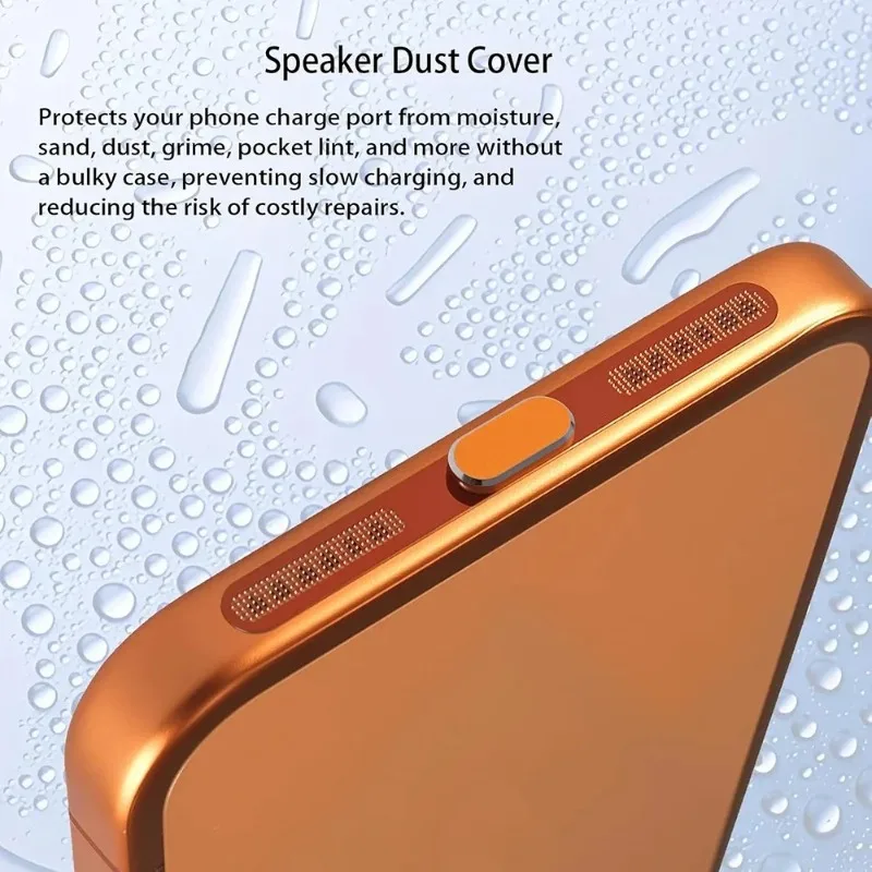 For iPhone 16 Pro Max 15 Series Mobile Phone Speaker Dust Mesh Net Cover Charging Port Protector Type-C Dust Plug Cleaning Kit view 2