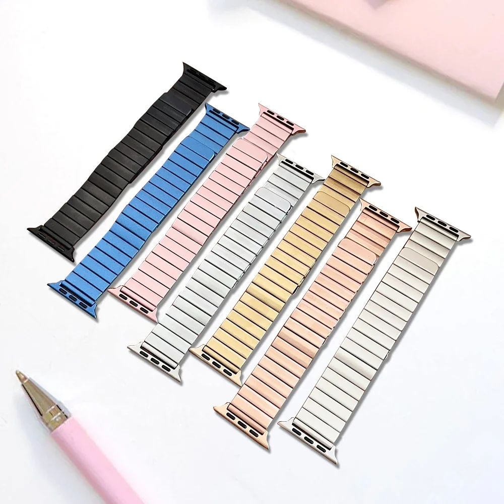 Metal strap For Apple watch 10 9 8 7 45mm 46mm 41mm Stainless steel wristband For iWatch 6 5 4 SE 44mm 42mm 40mm Ultra 49mm band