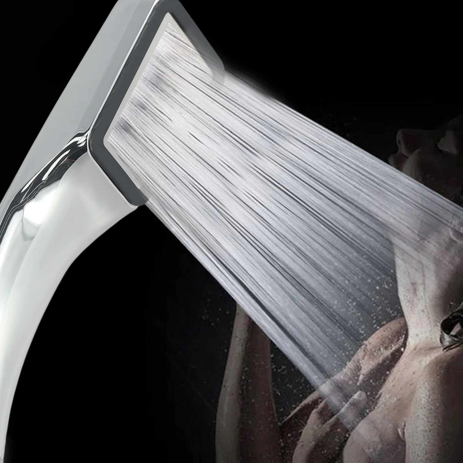 

Насадки для ванны Аксессуары для насадки для душа Гальваника для ванны Четырехсторонние интерфейсные насадки Деталь высокого давления Мощная 21*7 см