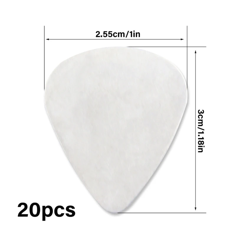 20Pcs Stainless Steel Metal Guitar Pick Replacement Guitar Plectrum Pick Guitar Accessory for Bright, Vibrant Sounds