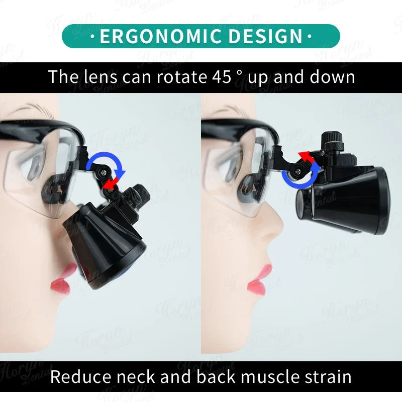 

T Medicals Бинокль Лупа для глаз Очки Лабораторная лупа Светодиодная лампа для головы