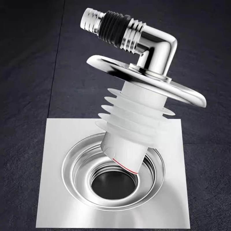 

ABS Washing Machine Drain Pipe Connector Odor Proof Sink Adapter for Bathroom