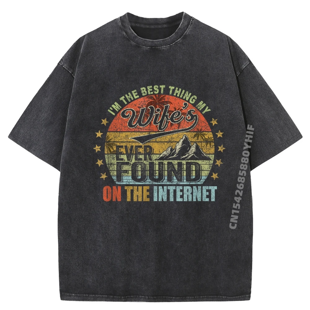 

I im The Best Thing Funny Leisure Printed Tees Men Graphic T-shirt For Women Family Fashion Washed Tee-Shirt