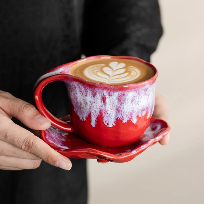 retro-glazed-ceramic-coffee-cup-high-end-elegant-afternoon-tea-milk-cup-single-ear-handle-texture-body-for-coffee-latte-art