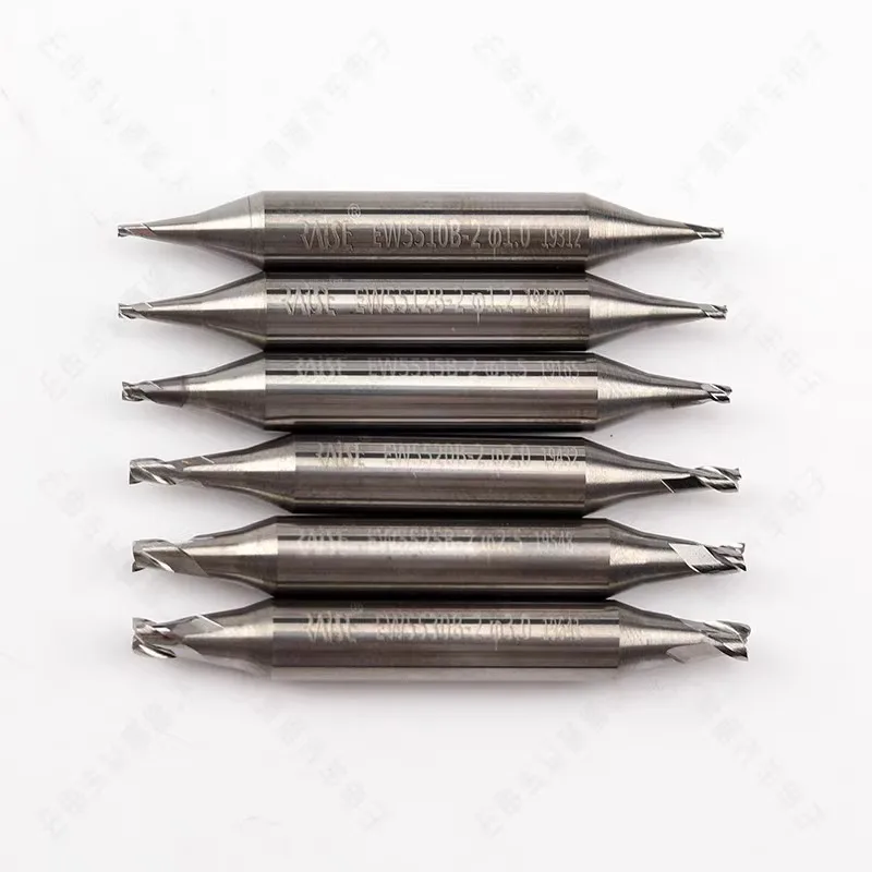 for 0.9-3.0MM twist blank key machine drill bit for tungsten steel double-headed spike end milling cutter.