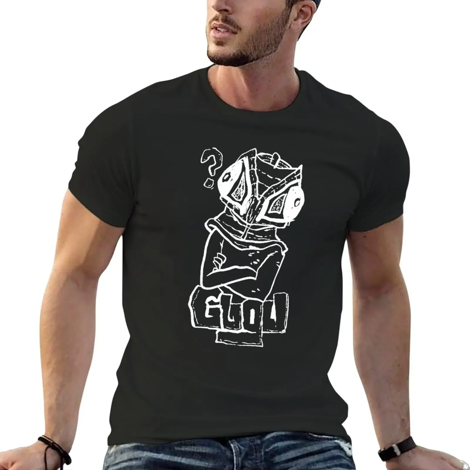 

to your eternity fumetsu no anata gugu hand drawn doodle white lines fanart black merch T-Shirt cute tops anime mens t shirt