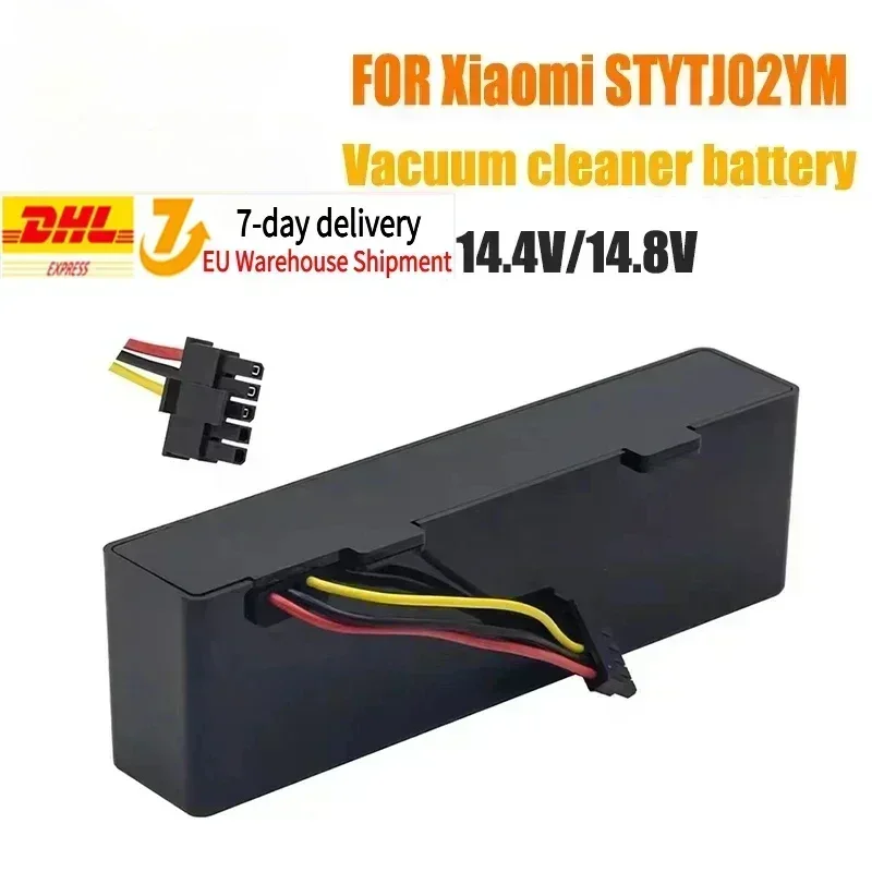 Batterie Li-ion 18650 4S1P 14,8V 12800mAh pour robot aspirateur et serpillière Xiaomi Mijia Mi Robot Vacuum-Mop P STYTJ02YM