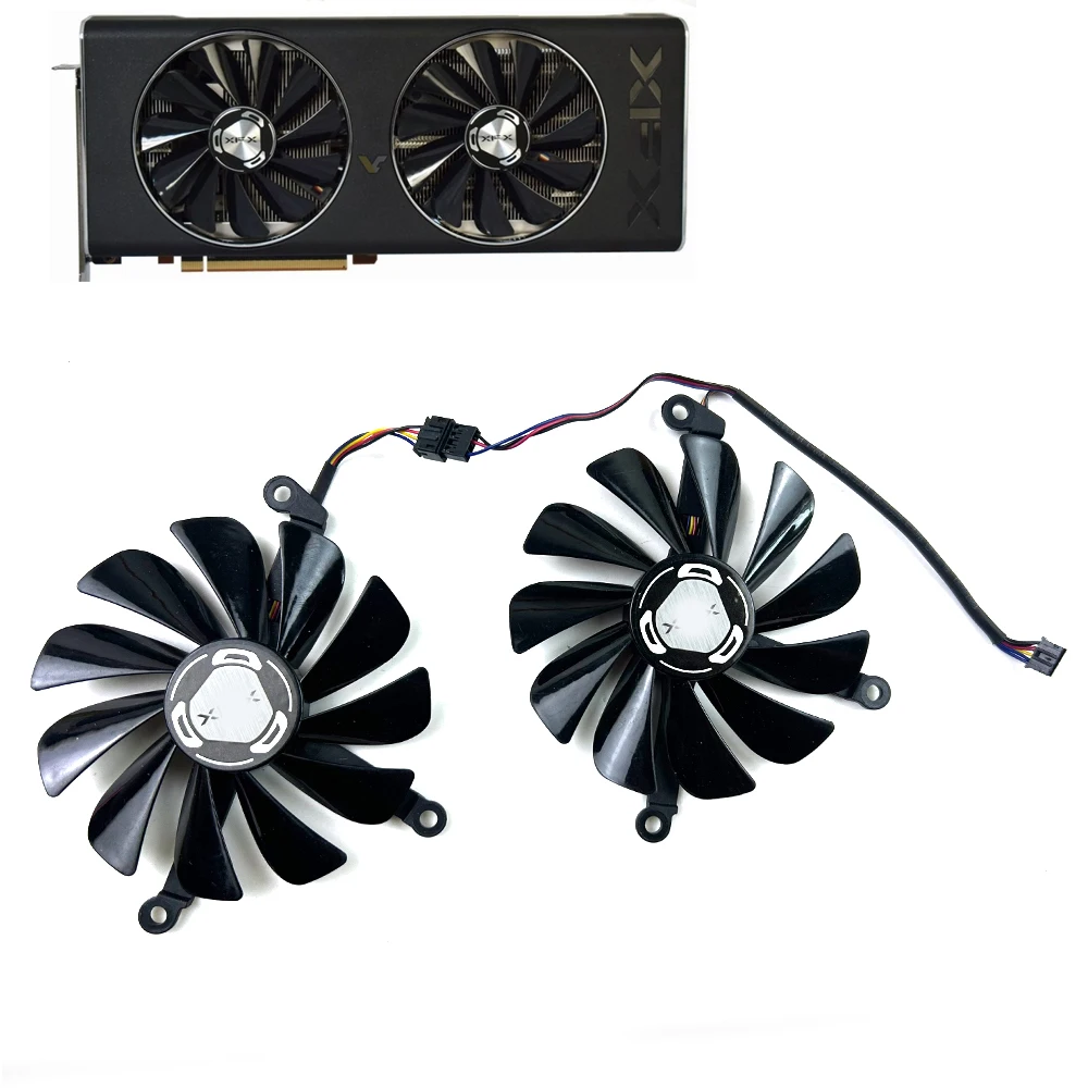 Cooling Fan 95MM CF1010U12S RX 5700XT RX-57XT86OD GPU Fan For XFX Radeon RX5700 5700 XT THICC II Ultra Video card fans view 2