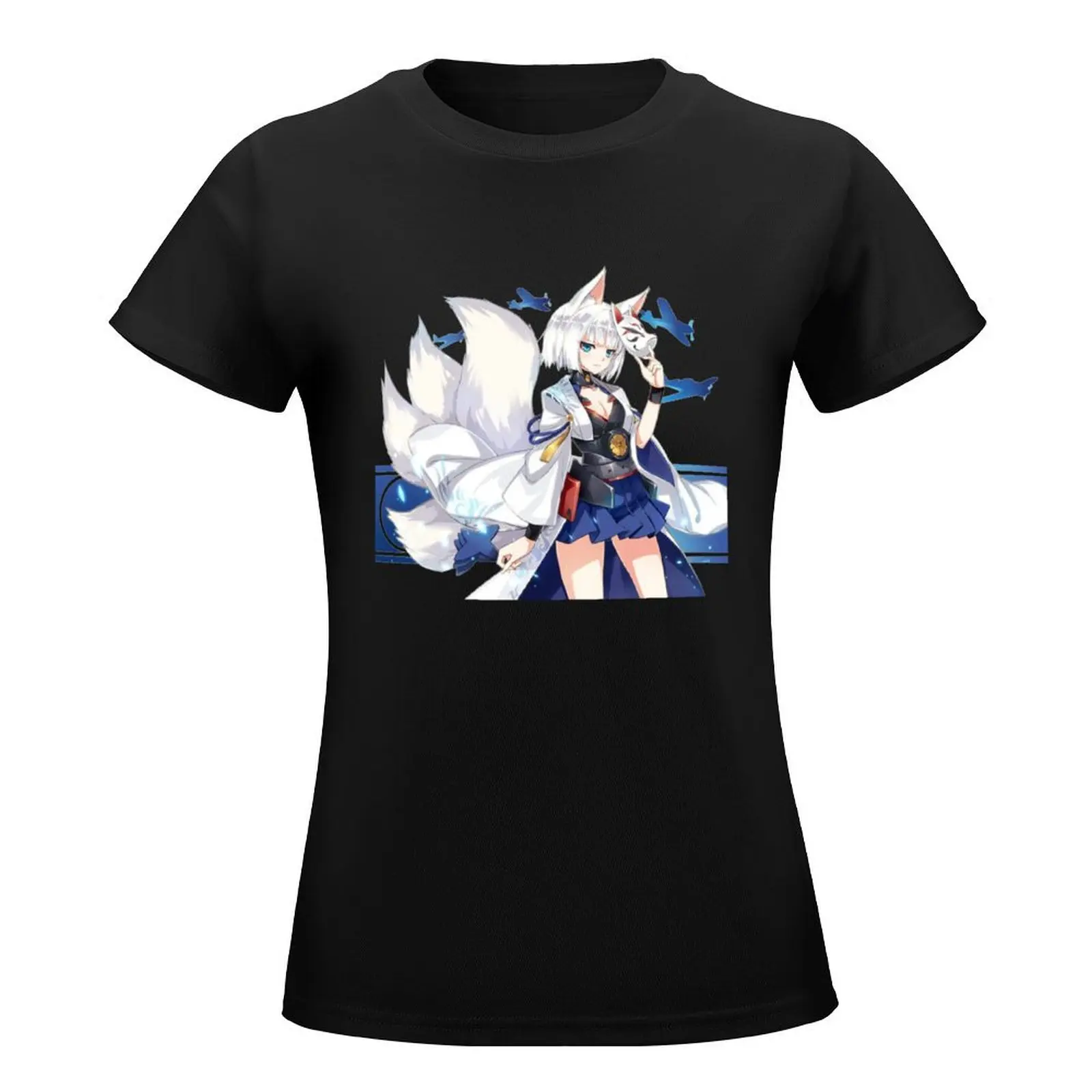 Azur Lane - kaga T-Shirt sublime funnys sweat cropped t shirts for Women