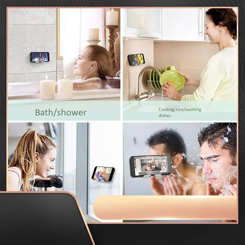 

Настенный держатель для телефона, обновленная версия, настенное крепление для телефона для ванной комнаты, кухни, офиса