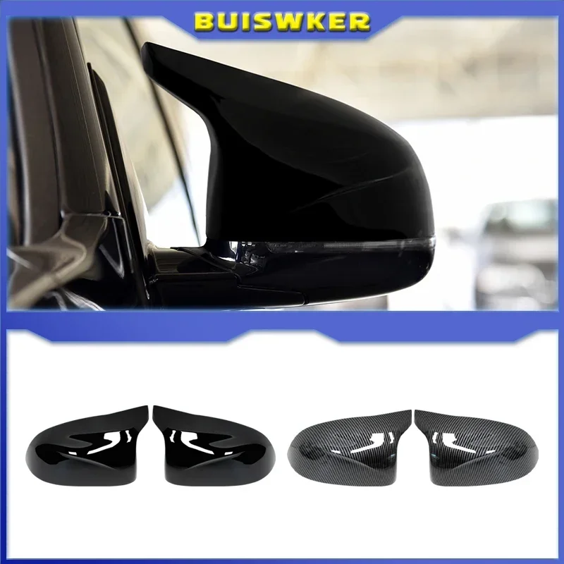 

Side Rearview Mirror Cap Wing Mirror Cover Fit For BMW F25 X3 F26 X4 F15 X5 F16 X6 2014 2015-2018 Car Accessories